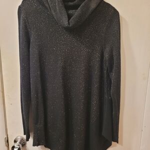 Alfani Black Sweater with Gold Sparkle